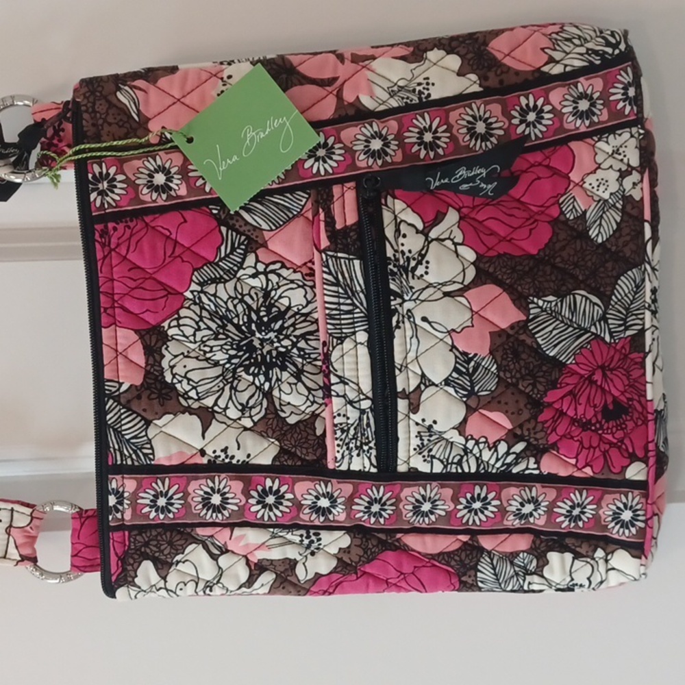 NEW VERA BRADLEY Floral Patterned Shoulder Bag - Picture 2 of 7